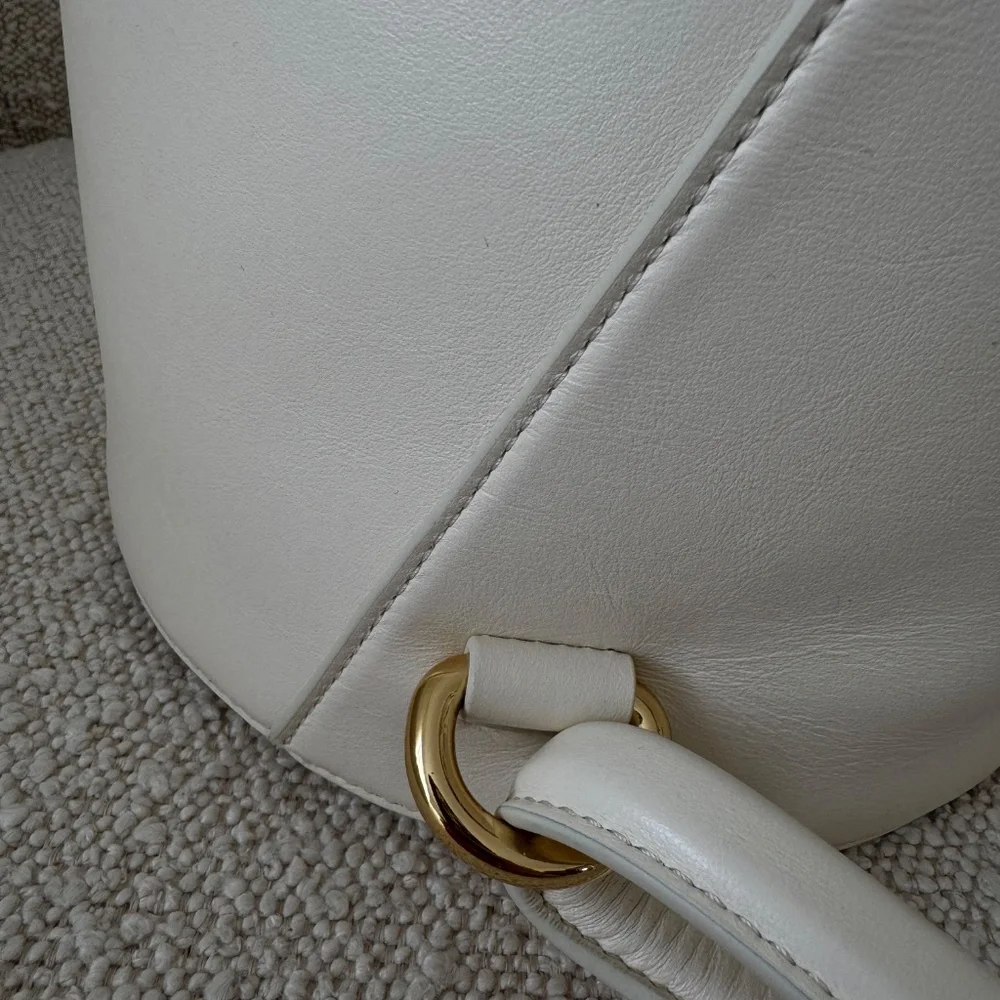 Jacquemus Le Petit Tourni Bucket Bag In Cream. Pristine! - Picture 6 of 16
